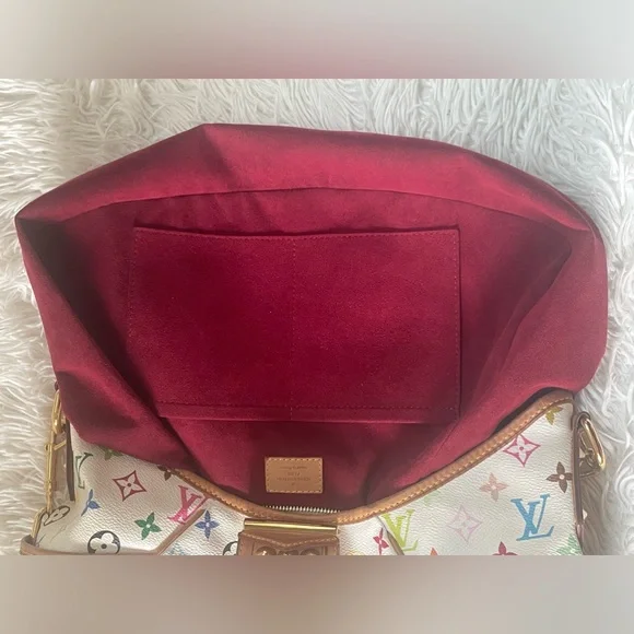 🏆LV Takashi Murakami Chrissie MM multicolor bag, Brass chain straps Limited Edt - Picture 10 of 14